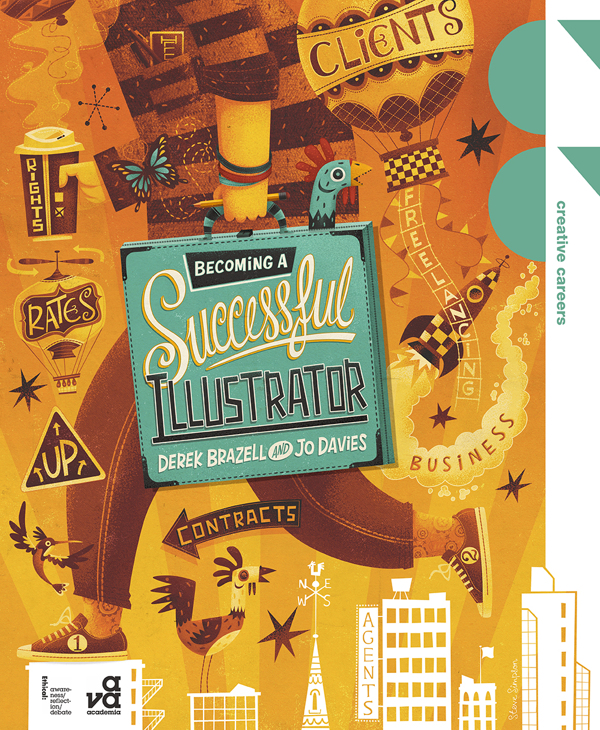Steve Simpson | 'Becoming a Successful Illustrator' book jacket
