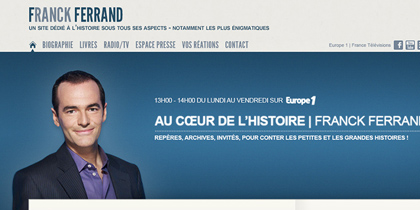 Site internet de Franck Ferrand