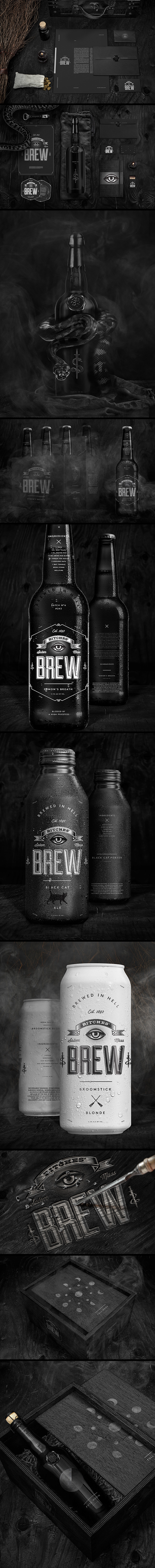 inspirations graphiques identity Wedge & Lever | Bitches brew