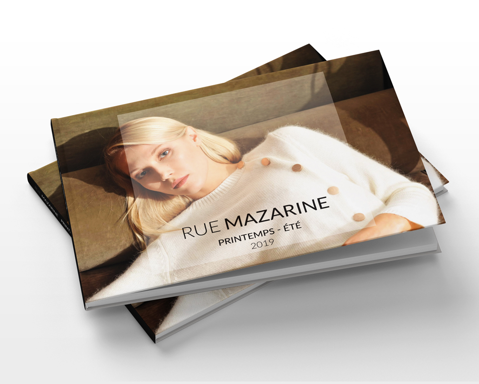 Conception et réalisation du catalogue (Workbook) Printemps - Été 2019 pour Rue Mazarine