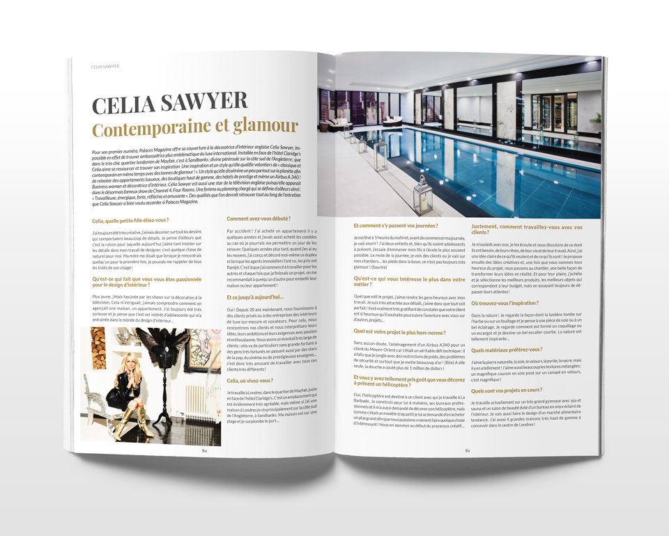 da-conceicao.com - Magazine de luxe - palaces magazine - Hiver 2019 - couverture